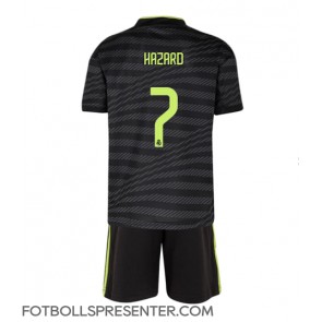 Real Madrid Eden Hazard #7 Tredje tröja Barn 2022-23 Kortärmad (+ korta byxor)